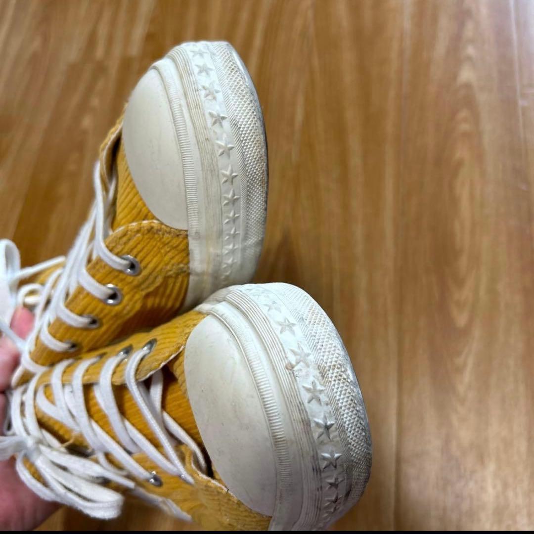 CONVERSE コーデュロイスニーカー イエロー — image 4