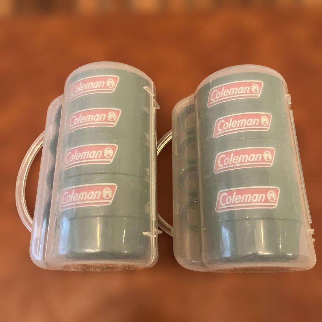 Coleman 食器セット キャンプ用 収納ケース付き＋マグカップ×8 — image 4
