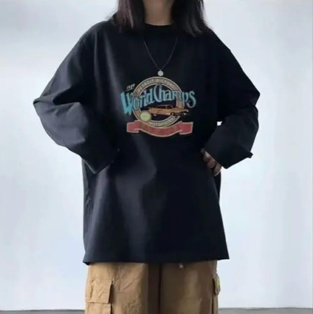 BASQUE magenta 長袖 Tシャツ — image 4