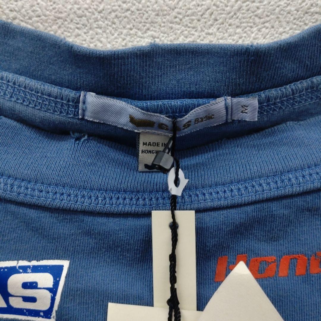 (4) GAS HONDA コラボ 長袖 カットソー ブルー新品未使用 — image 4