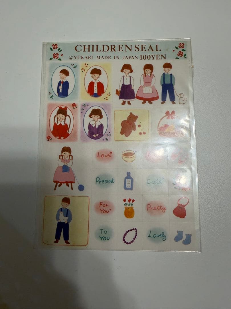 CHILDREN SEAL★昭和☆レトロ★希少☆年代物★シール — image 2