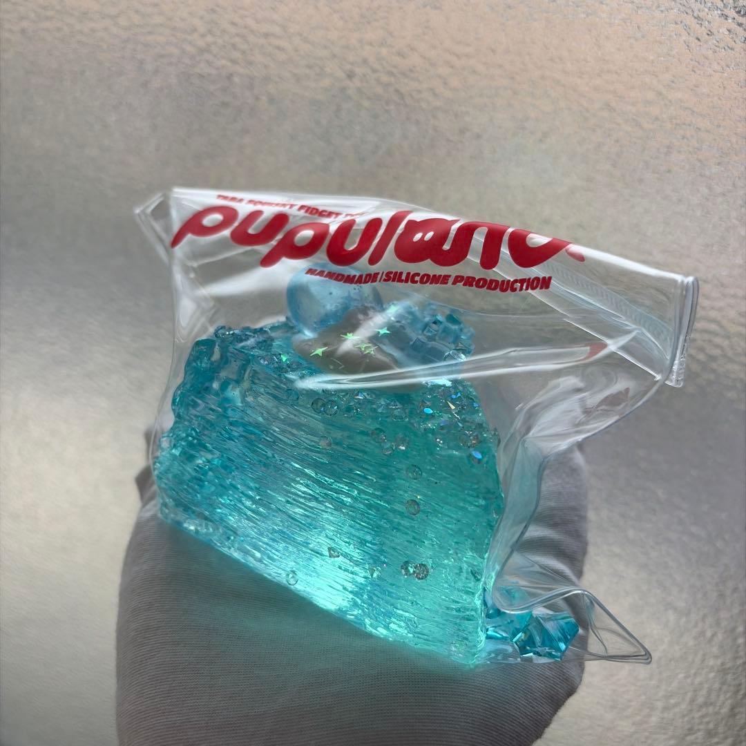 値下げ中！Jammy Jem キラキラ先生 スクイーズ　ケーキ 水色 — image 2