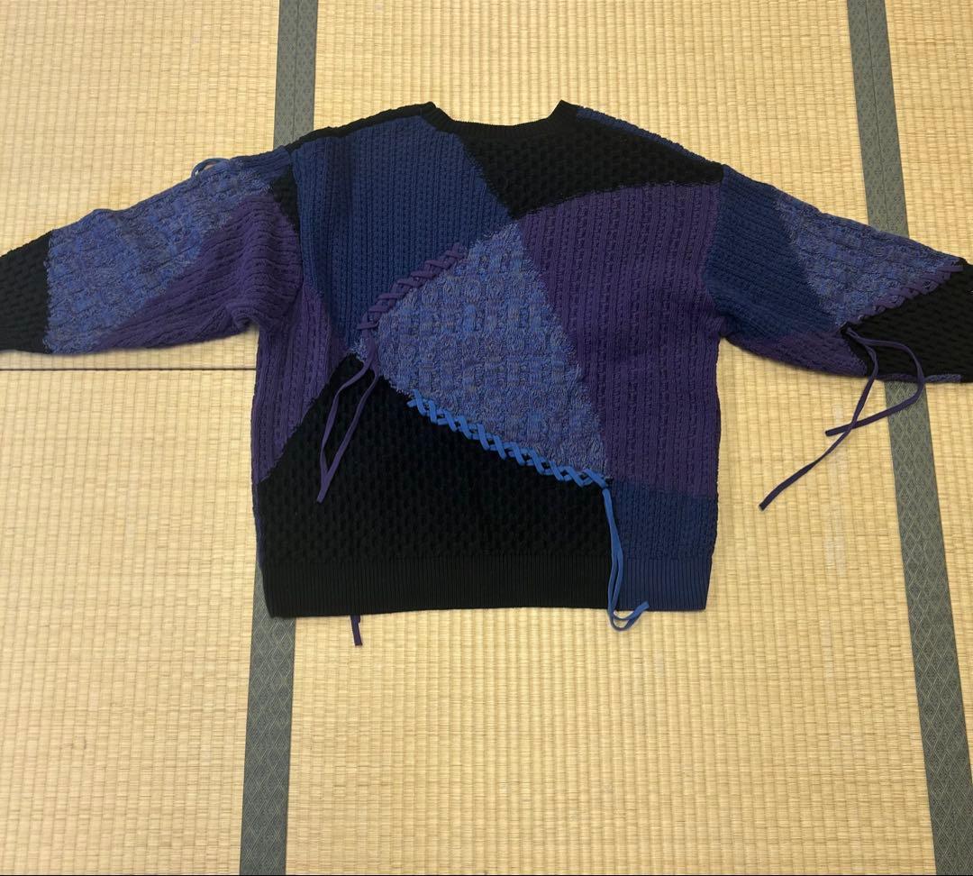 HAREキリカエハイショクステッチニット — image 5