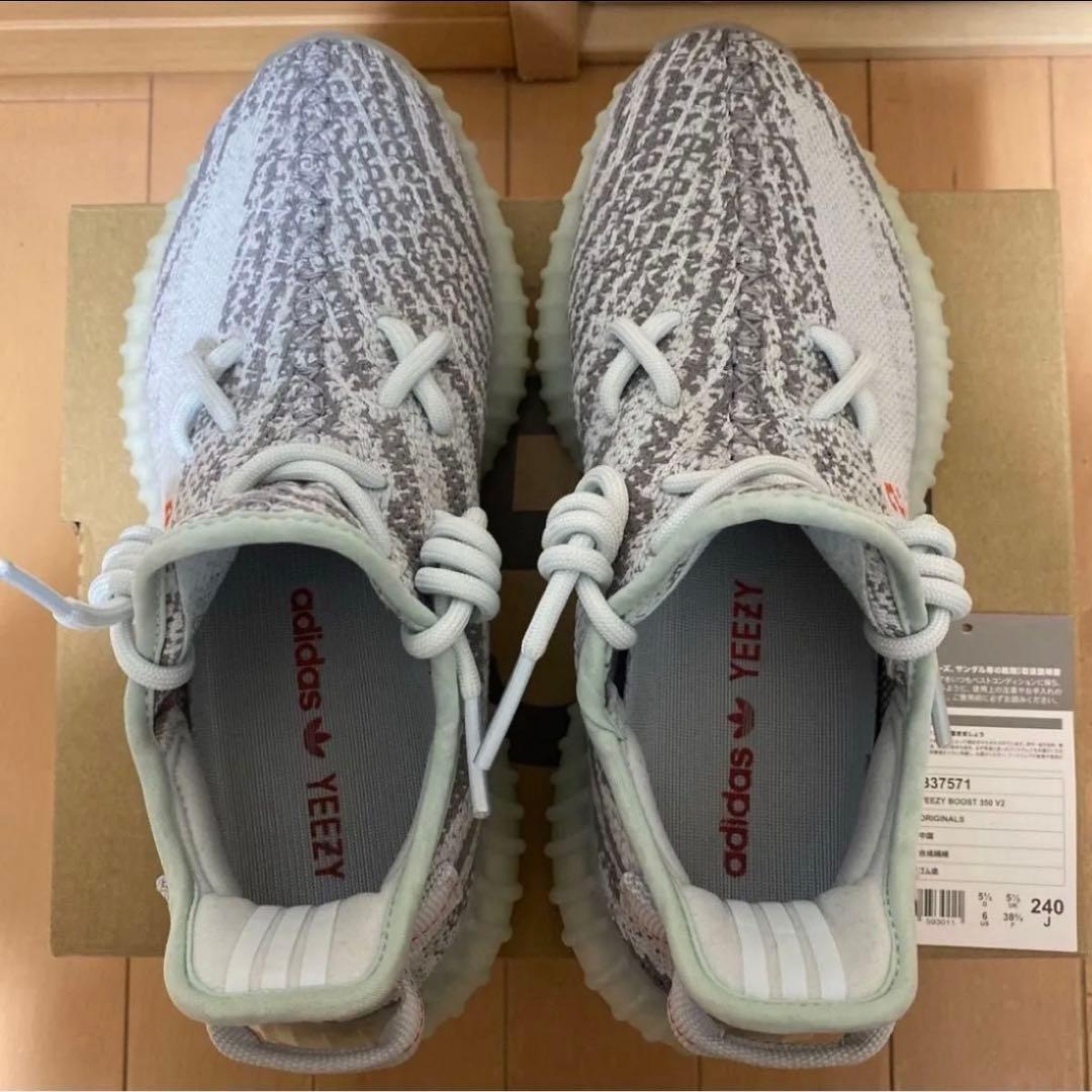 【美品】adidas YEEZY BOOST350 24cm BLUTIN正規品 — image 4