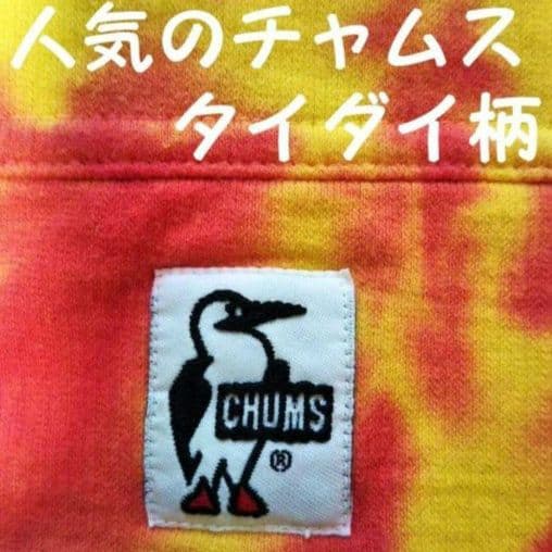 人気 チャムス ハリケーントップ タイダイ アウトドア フェス — image 1