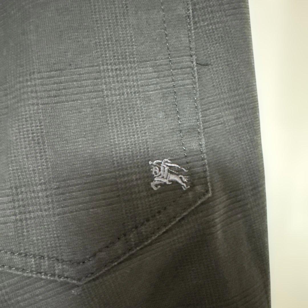 BURBERRYBLACKLABEチェックセンタープレスパンツ — image 3