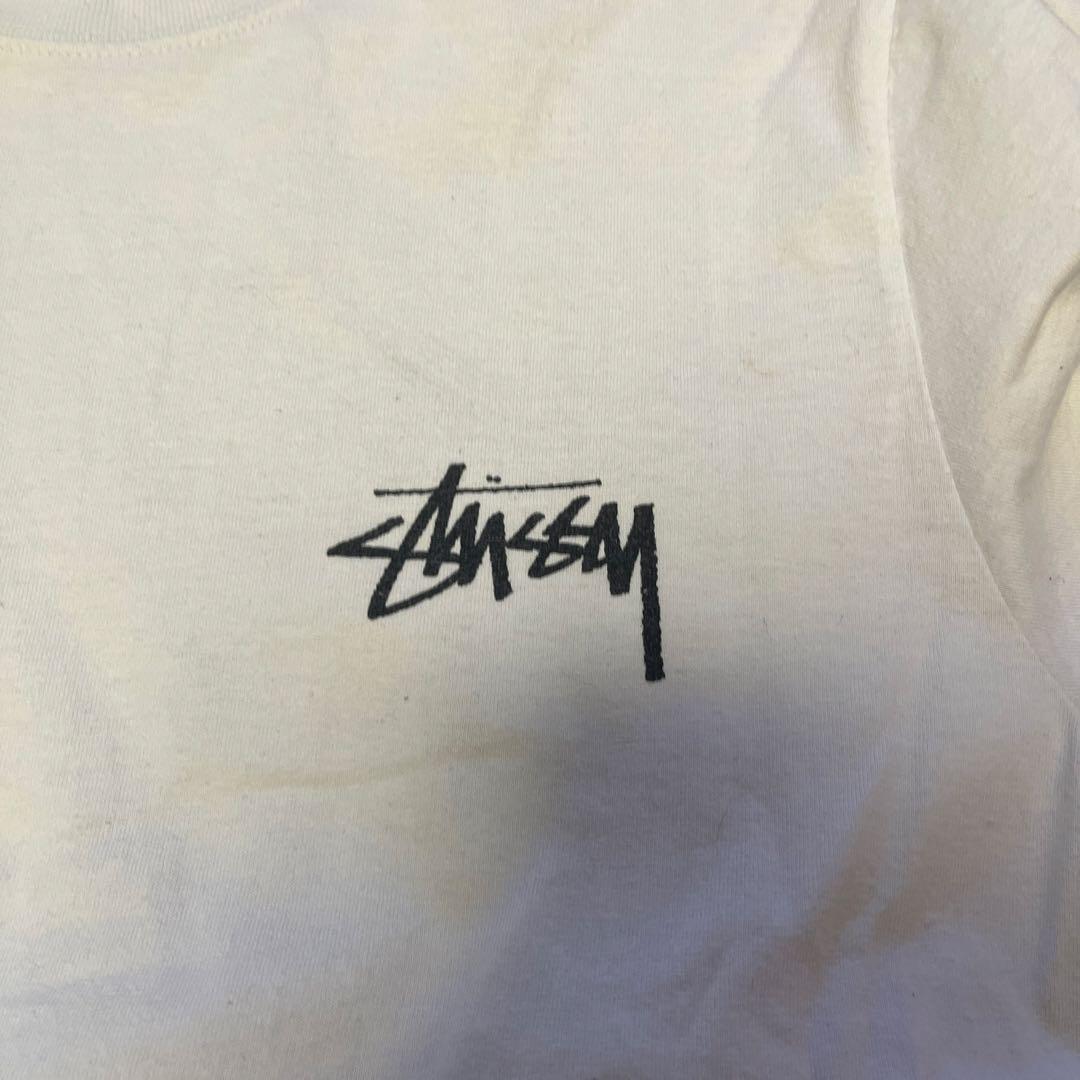 Stüssy フラワープリント Tシャツ クリーム — image 3