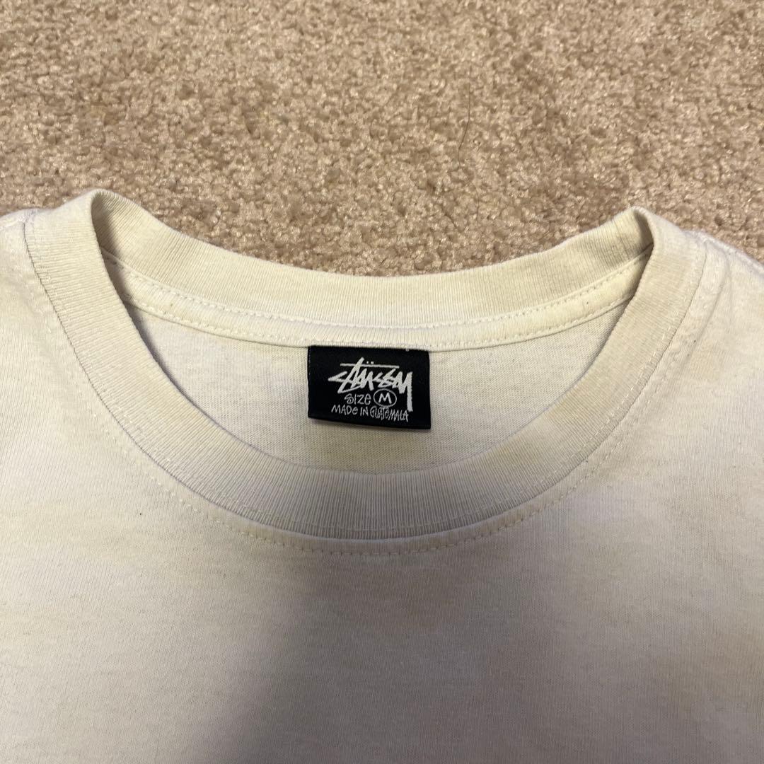 Stüssy フラワープリント Tシャツ クリーム — image 4