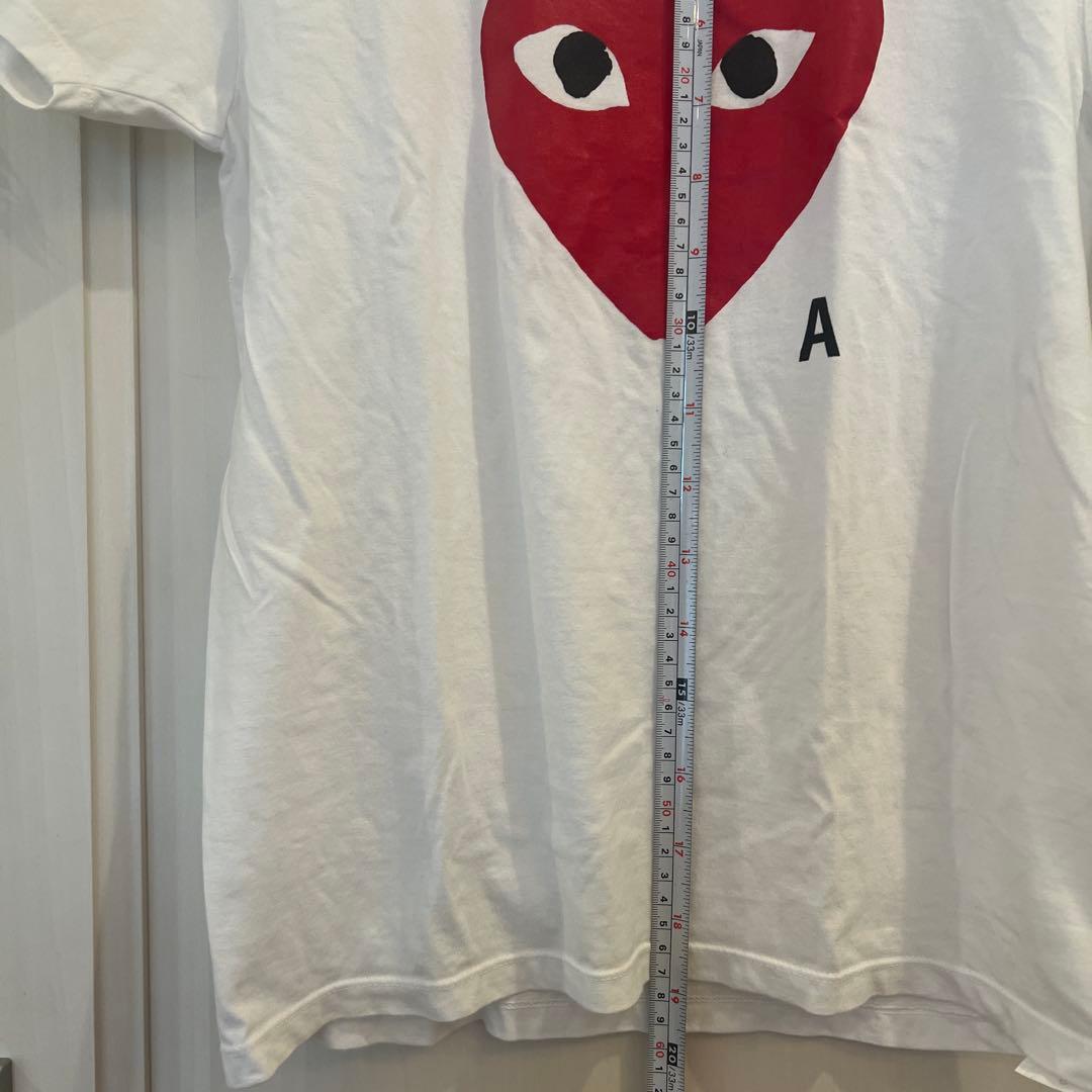 DALUC ハートプリント 半袖Tシャツ ホワイト Sサイズ — image 5