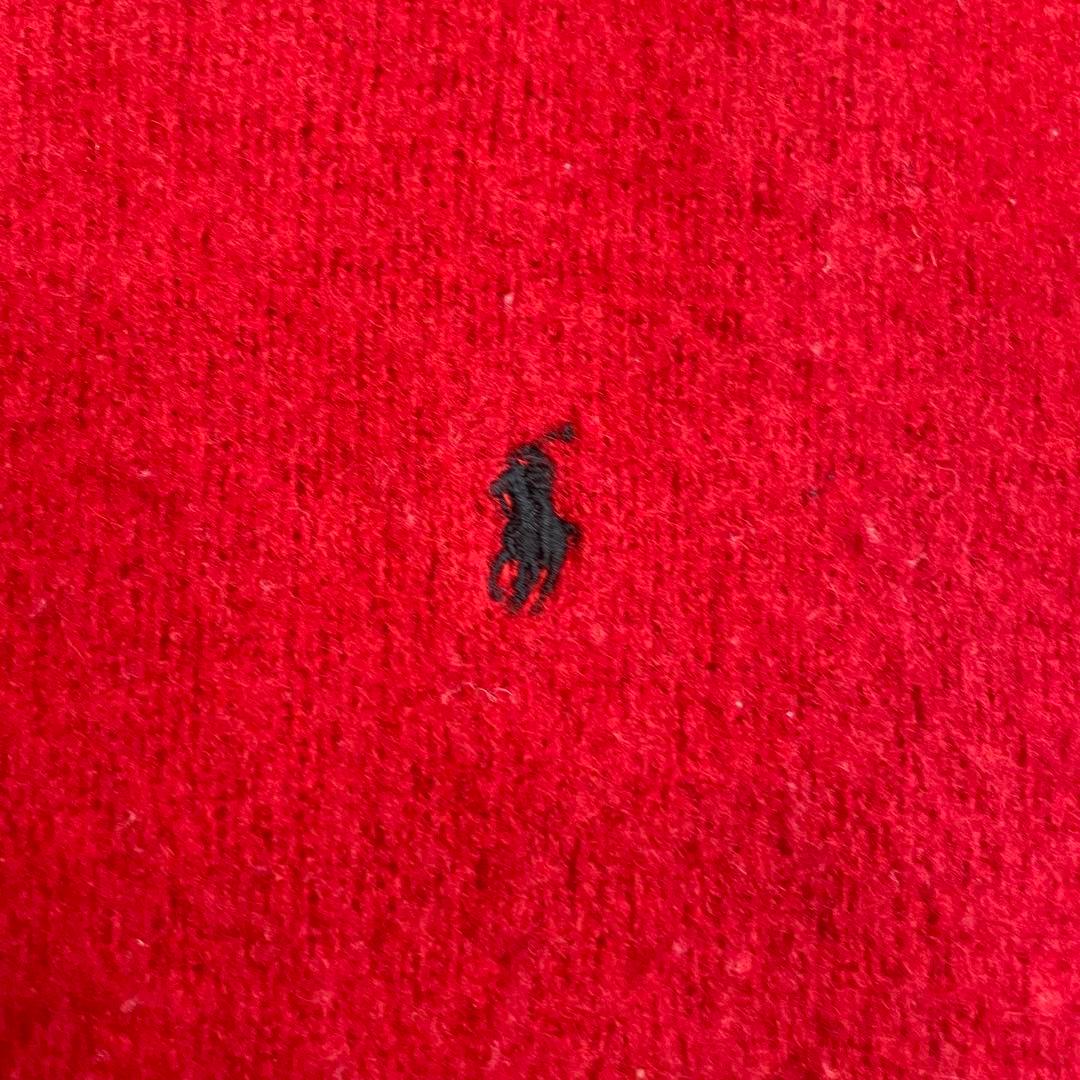 【E6】 Polo by Ralph Lauren ラムウールニット レッド L — image 5
