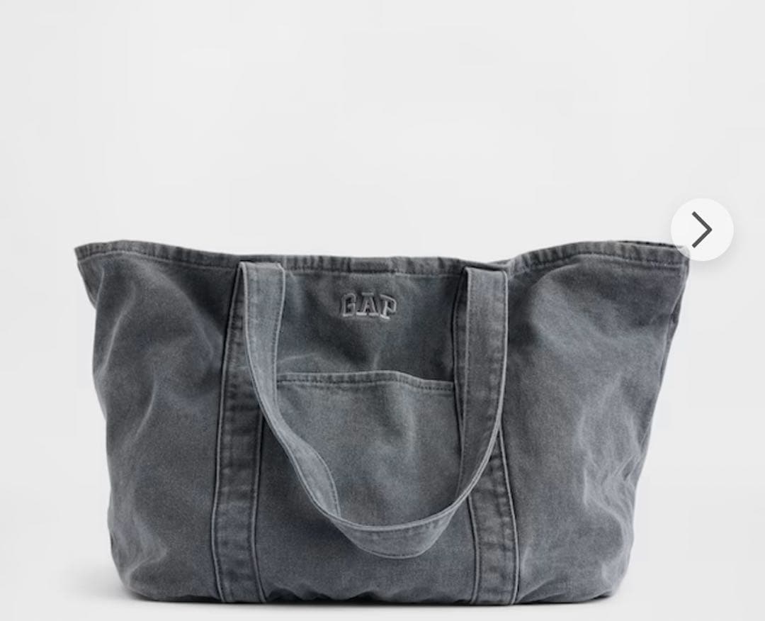 【レア希少】完売品ꕥ新品未開封ꕥ GAP ロゴトートバッグ　ブラック — image 2
