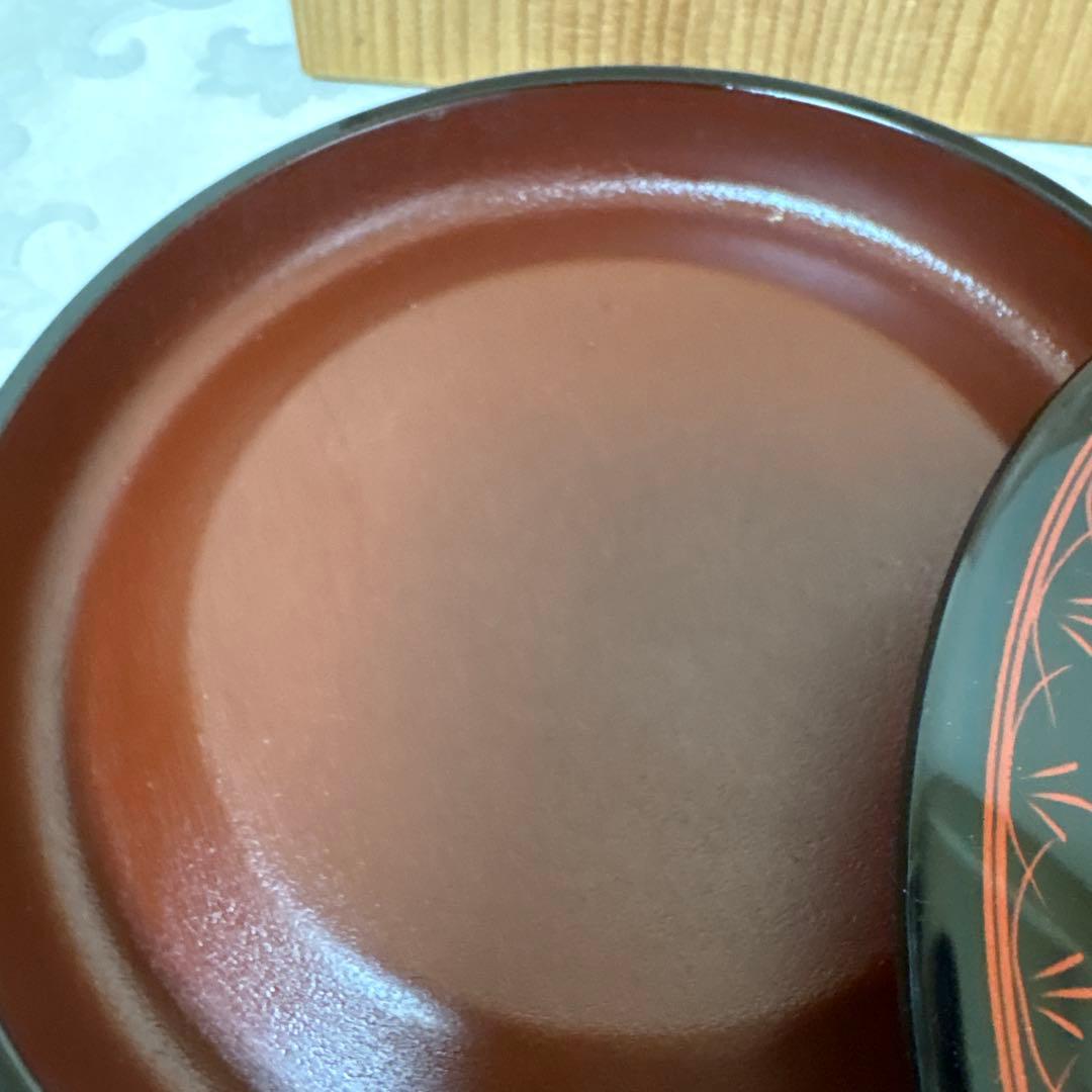 蒟醤　オリーブ文様　漆硯 — image 2