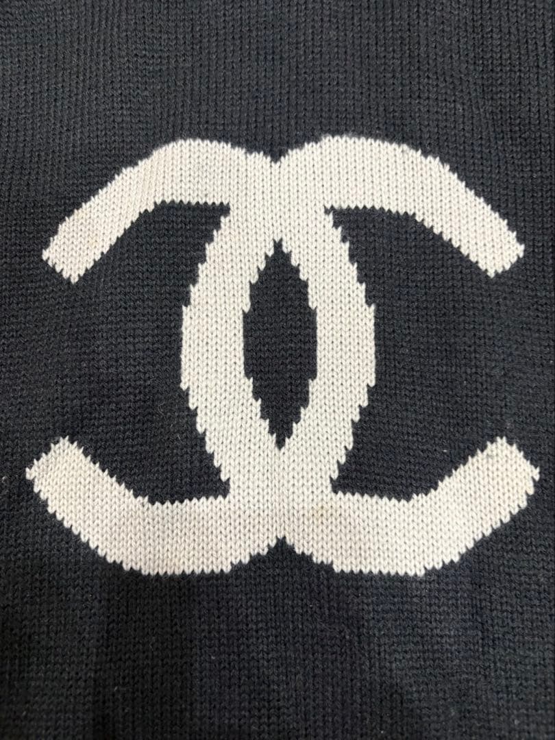 シャネル　CHANEL ハイネック　ブラック　セーター — image 2