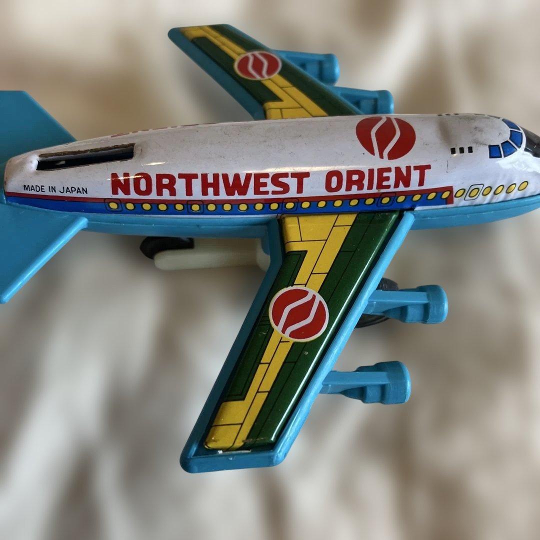 NORTHWEST ORIENT ブリキ製 飛行機 模型 — image 2
