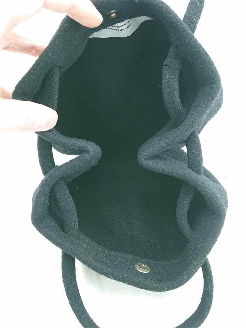 ★クラスカ CLASKA ドー D フェルトバッグ ブラック系 レディース — image 3