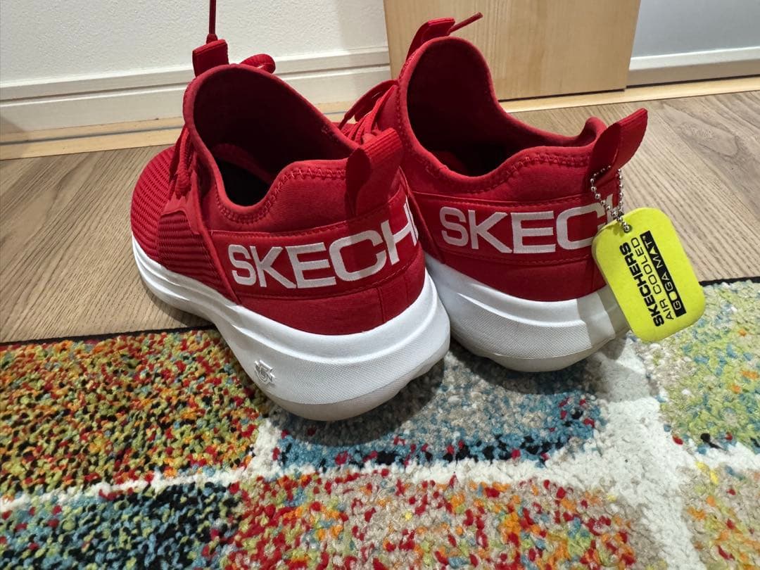SKECHERS GO RUN スニーカー レッド — image 3