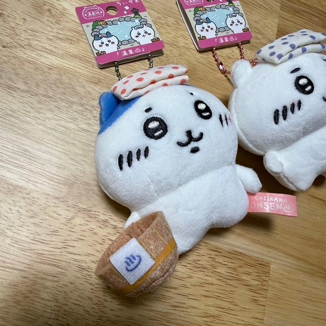 ちいかわ ハチワレ 温泉地限定 ぬいぐるみチェーン セット — image 3