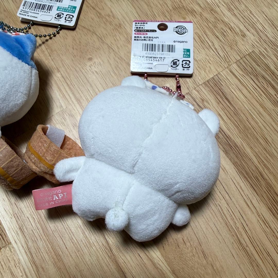 ちいかわ ハチワレ 温泉地限定 ぬいぐるみチェーン セット — image 5