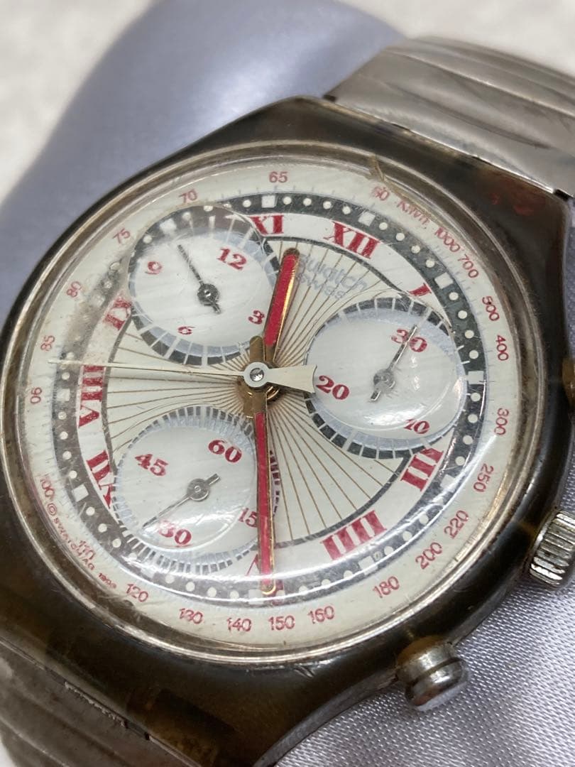 ヴィンテージ 90s swatch PLEASURE DOME クロノグラフ — image 4