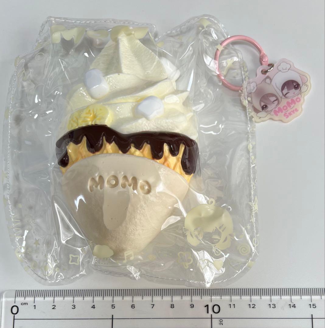 MoMo モモ　チョコバナナ　アイス　ソフトクリーム　スクイーズ — image 2