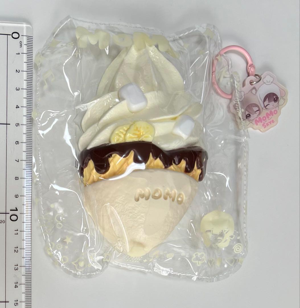 MoMo モモ　チョコバナナ　アイス　ソフトクリーム　スクイーズ — image 3