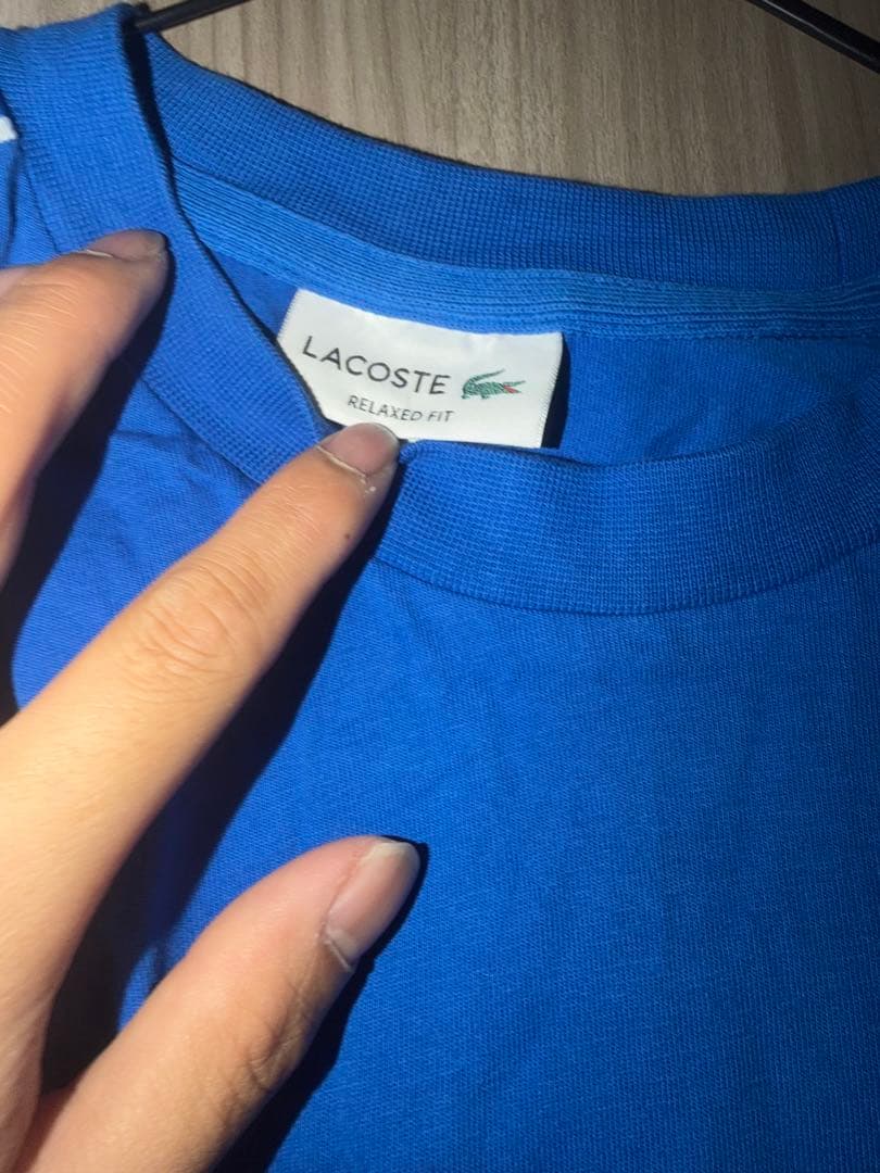LACOSTE 長袖カットソー 青 — image 3