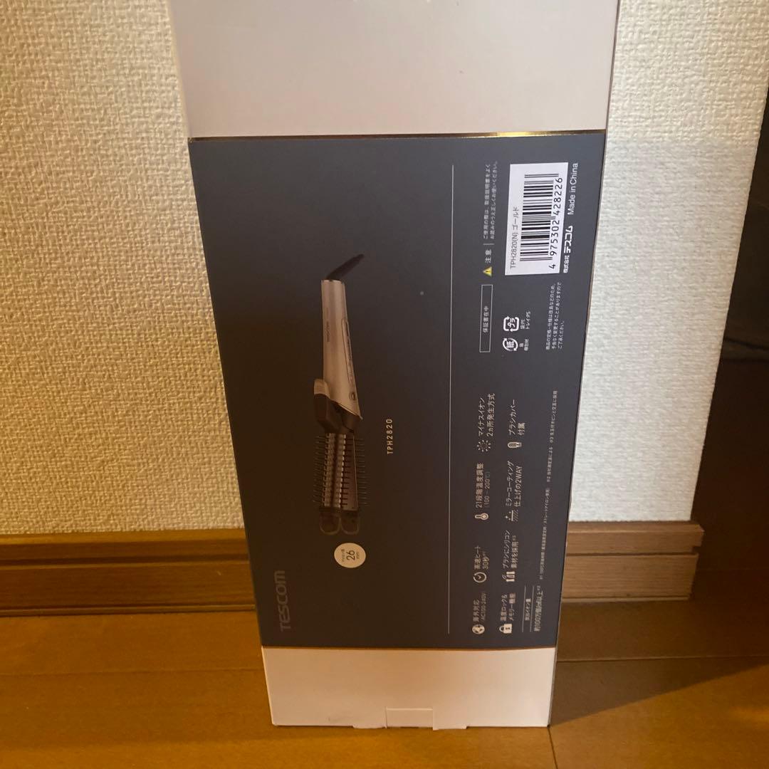 テスコムマイナスイオン2WAYブラシヘアーアイロン未使用 — image 2