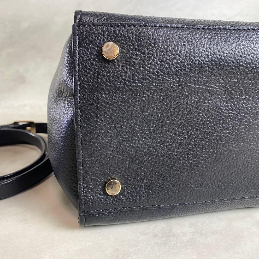 【美品】 COLE HAAN コールハーン 2way ハンドバッグ ブラック — image 4