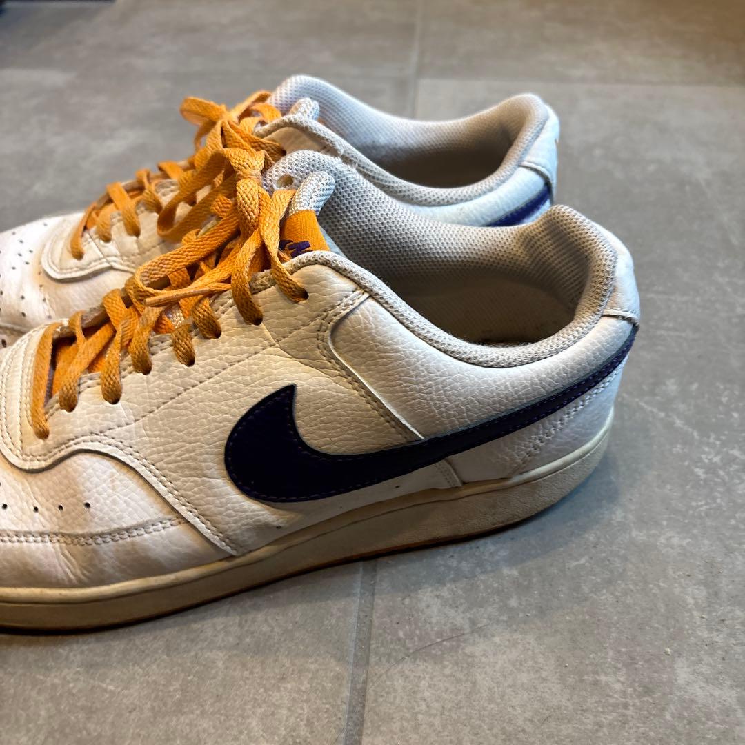 NIKE スニーカー ホワイト パープル イエロー　メンズ　29cm 運動靴 — image 2