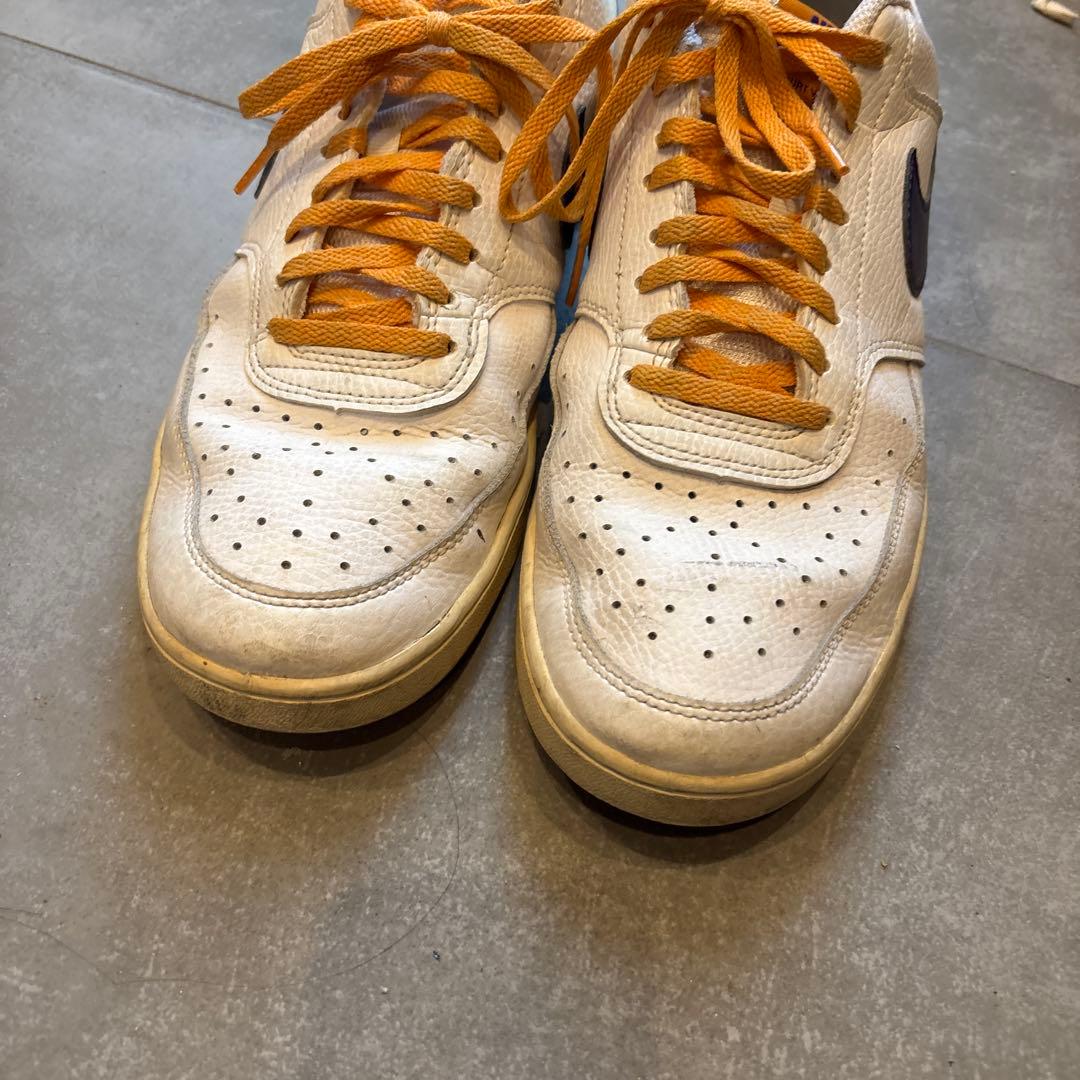 NIKE スニーカー ホワイト パープル イエロー　メンズ　29cm 運動靴 — image 3