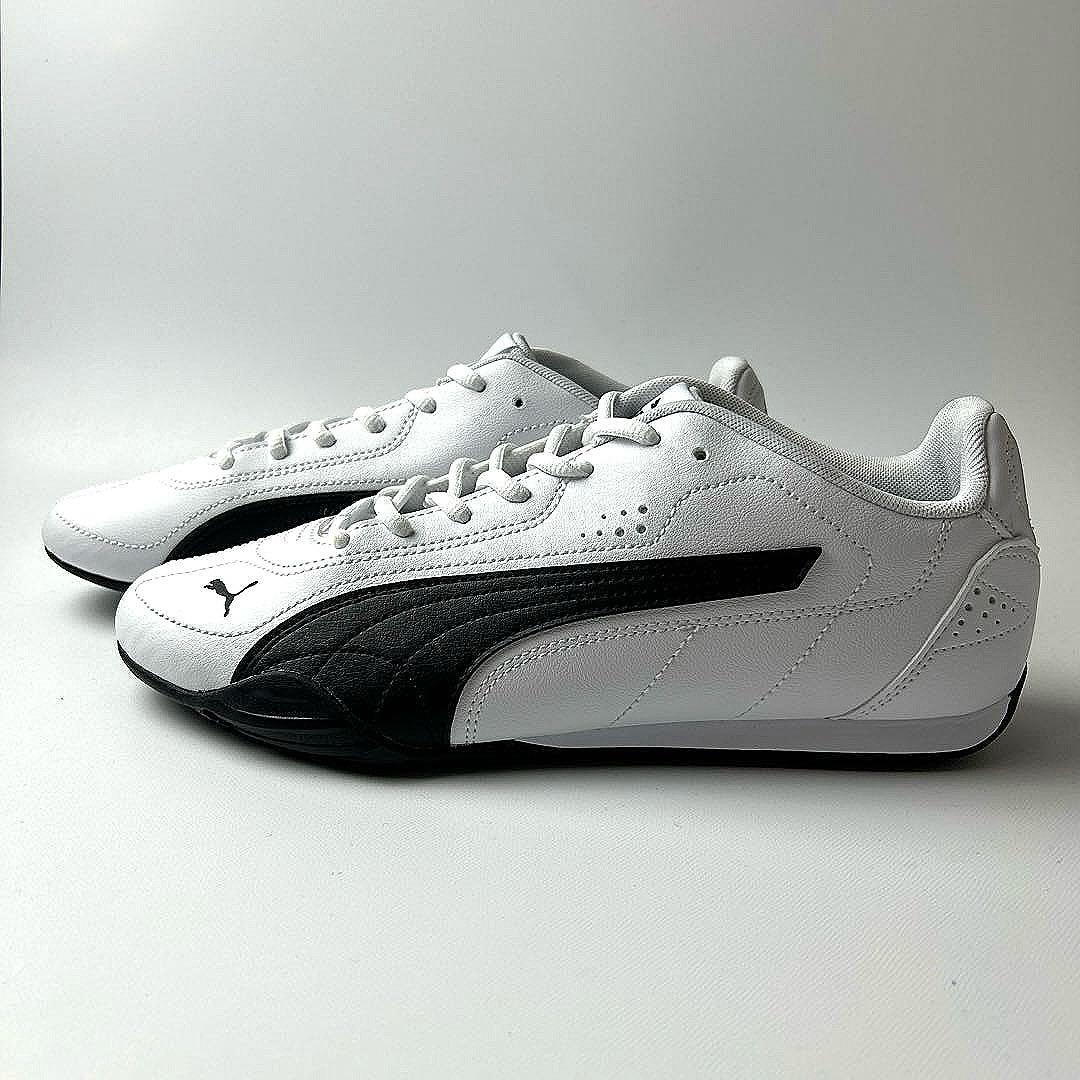 新品 【PUMAプーマ】 キャッチ ホワイトスニーカー 28cm 白×黒 — image 3