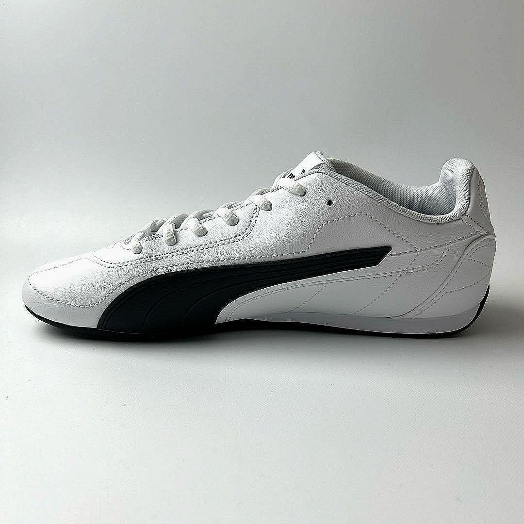 新品 【PUMAプーマ】 キャッチ ホワイトスニーカー 28cm 白×黒 — image 4