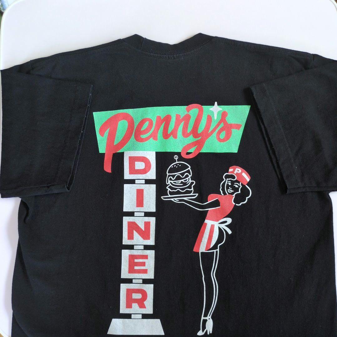 Penny's DINER 両面プリントTシャツ L 黒 — image 2