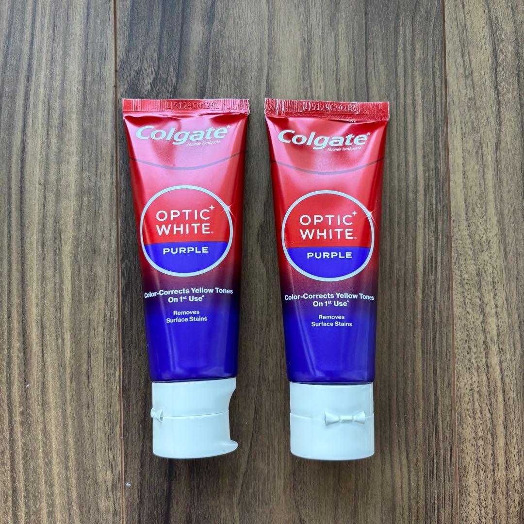 再入荷Colgate OPTIC WHITE PURPLE 100g×2本セット — image 2