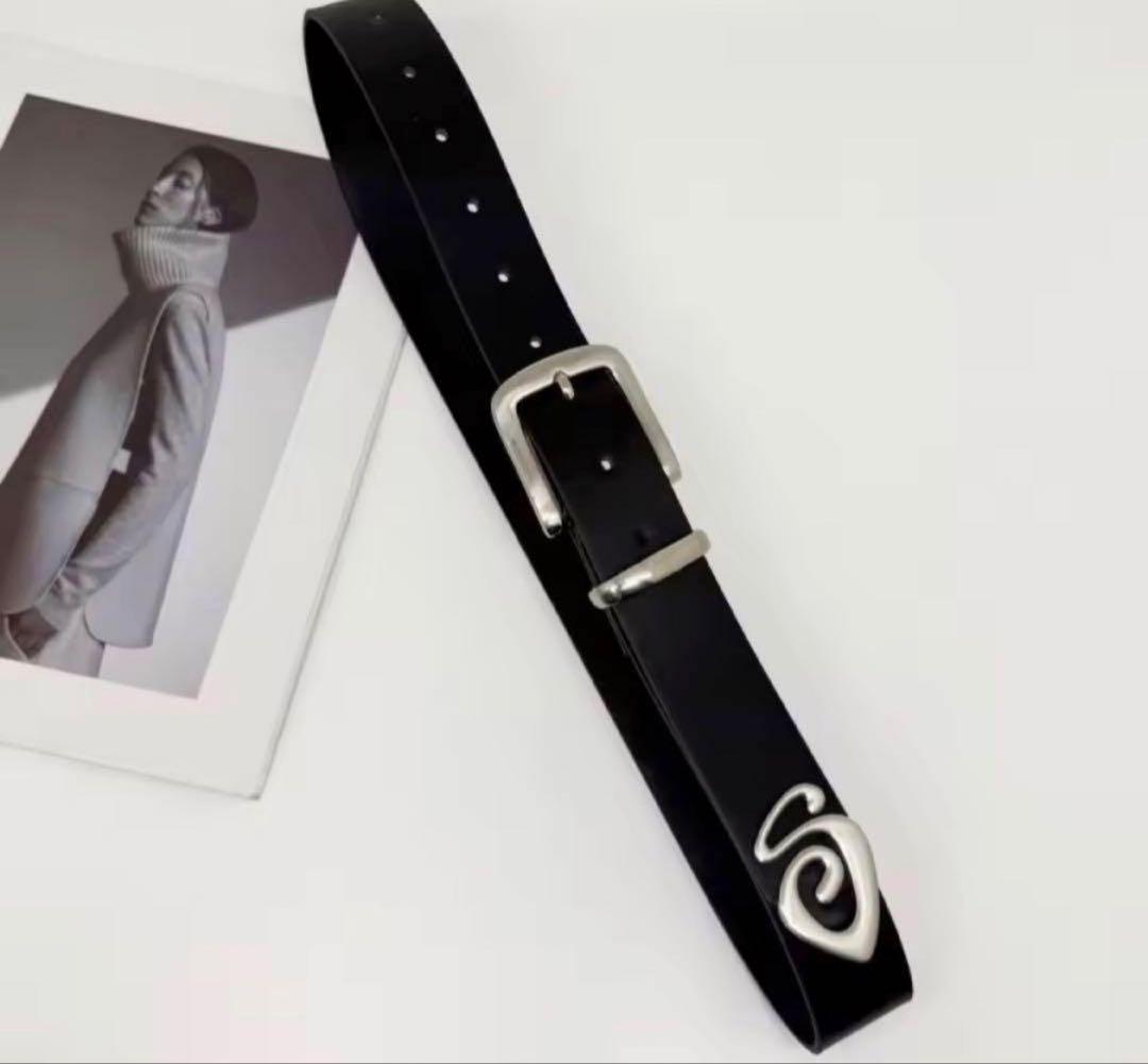 本日限定価格！STUSSY ステューシー レザーベルト 黒 — image 2