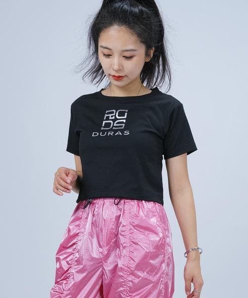 【新品】DURAS ロゴクロップTシャツ — image 4