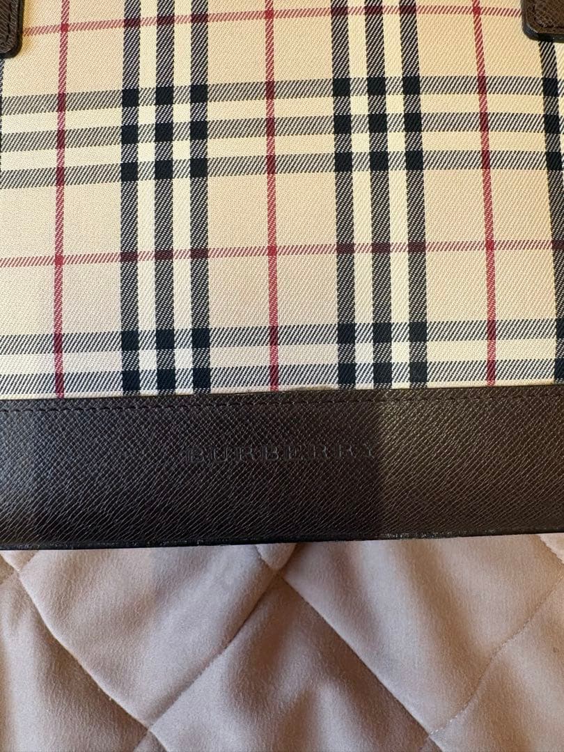 Burberry ハンドバッグ ノバチェック ブラウン — image 3
