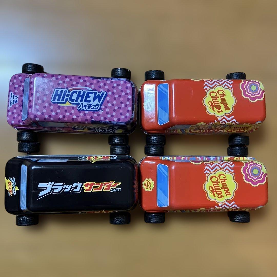 ブラックサンダー　ハイチュウ　チュッパチャプス　缶の車　缶　車　プライズ品 — image 2