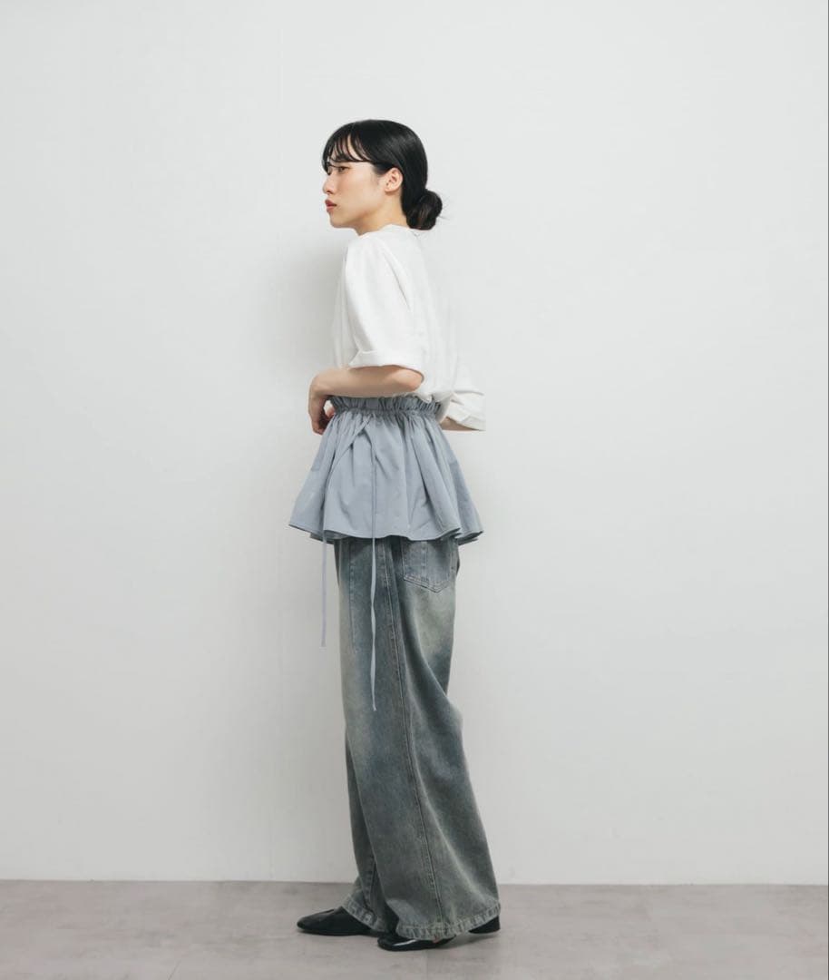 KBF 汗ジミ防止ペプラムドッキングTEE — image 3