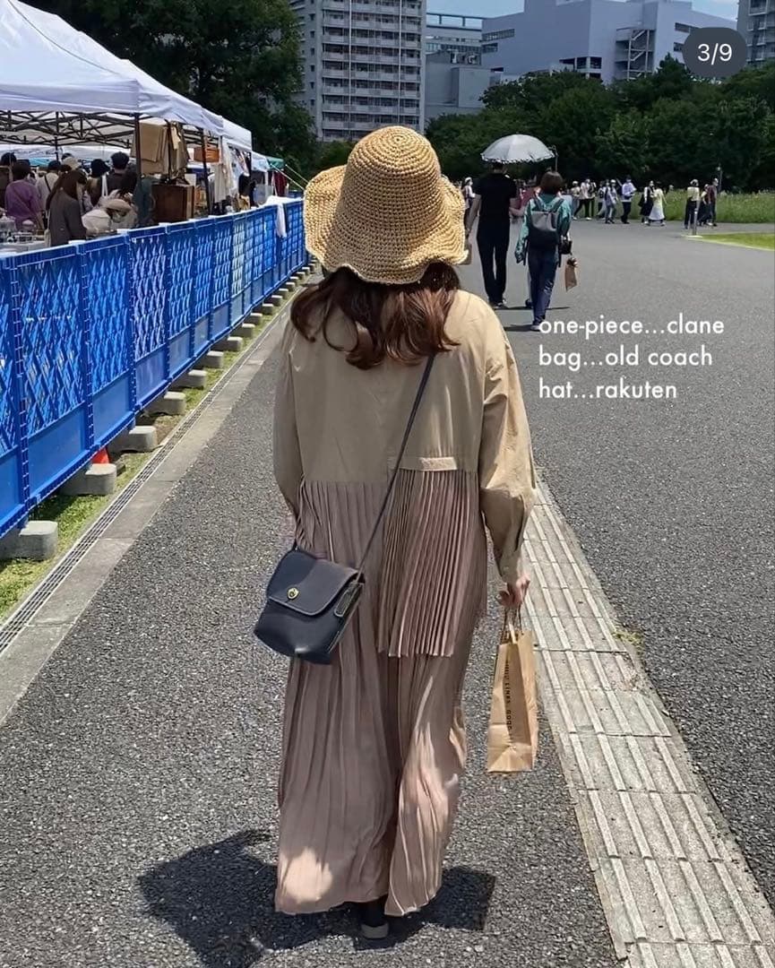 CLANE MIX PLEAT LAYER ONE PIECE サイズ1 — image 2