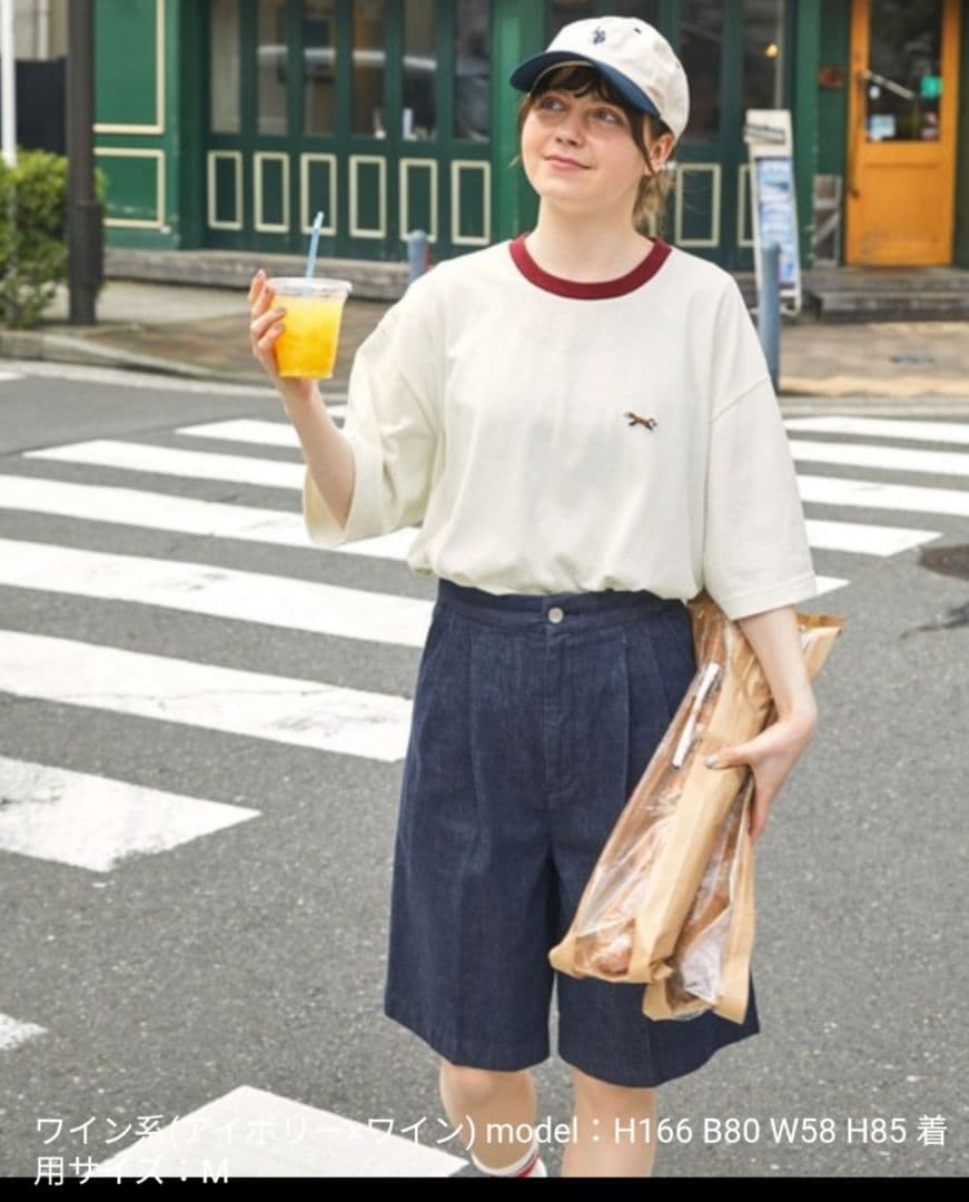 新品 ペニーズ THE FOX ロゴ ワッペン 刺繍 リンガー 半袖 Tシャツ2 — image 5