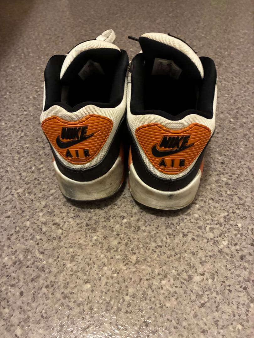 NIKE AIR MAX 90 ホワイト オレンジ ブラック — image 2