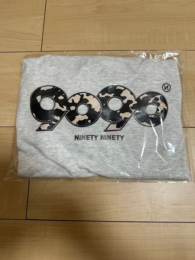⭐︎特別価格★9090ロゴ付き　半袖 Tシャツ グレー　sサイズ — image 3