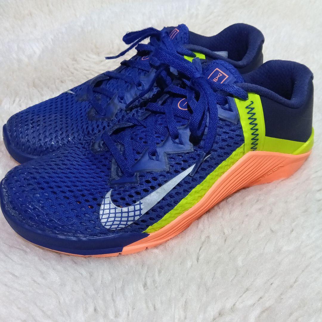 極美品NIKE METCON 6 メトコン　スニーカー ネイビー 26 .5cm — image 2