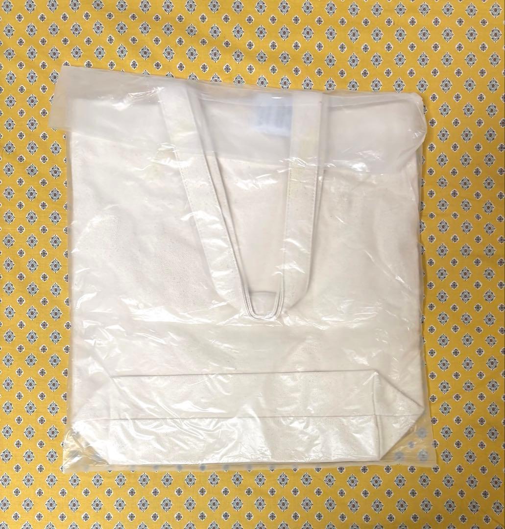 新品未開封⭐️コンバース　コットン トートバッグ　アイボリー色 — image 3