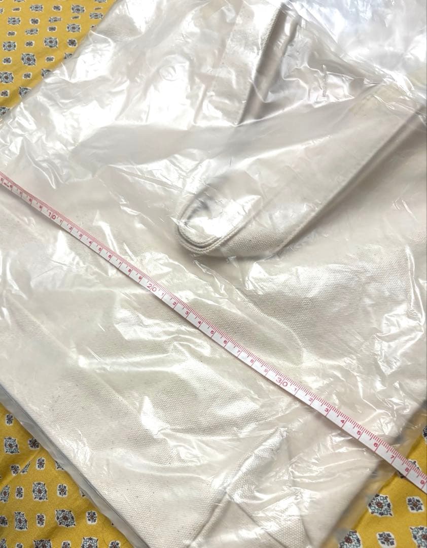 新品未開封⭐️コンバース　コットン トートバッグ　アイボリー色 — image 4