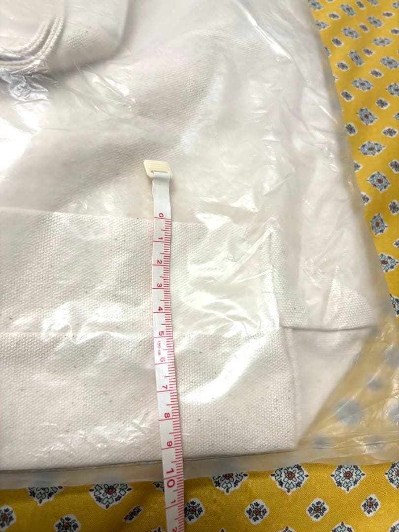 新品未開封⭐️コンバース　コットン トートバッグ　アイボリー色 — image 5