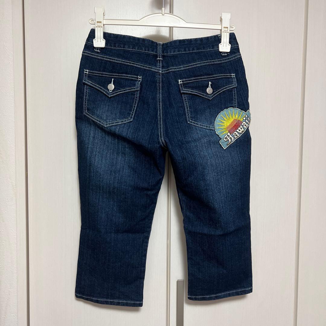 デニムパンツ　クロップド　サイズ73㎝ — image 2