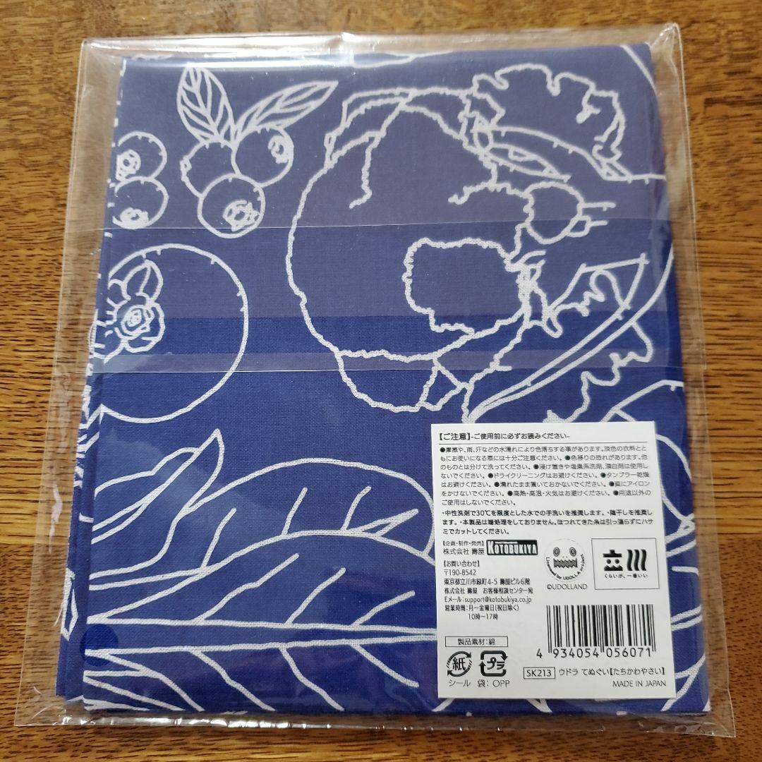 立川市 非公認キャラクター ウドラ てぬぐい【限定品】 — image 2