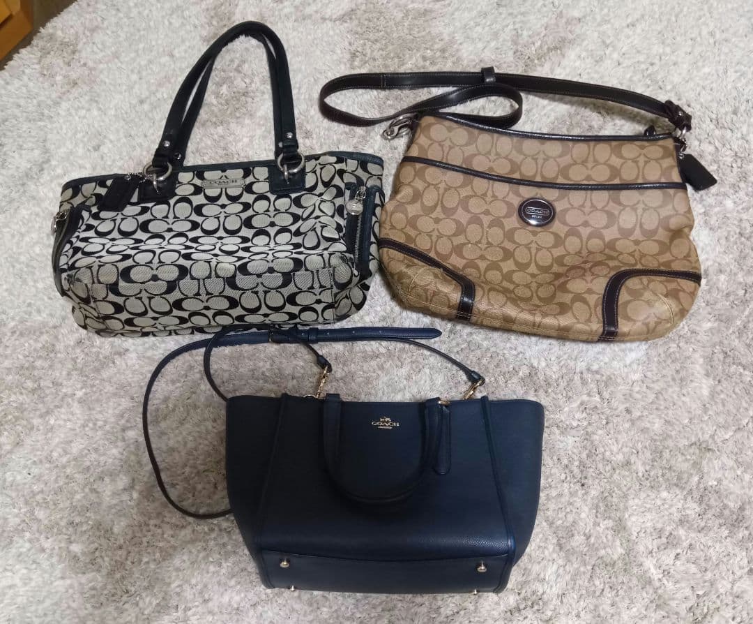 【3点おまとめ】COACHバッグ トート ショルダー シグネチャー レザー — image 2